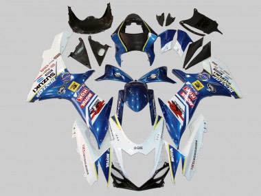Carenados Moto Suzuki GSXR 600/750 2011-2024 - Blanco Azul Rojo Amarillo Motul Dunlop Fabricantes