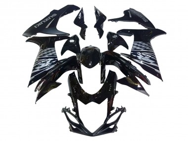 Carenados Moto Suzuki GSXR 600/750 2011-2024 - Negro Brillante Plata Fabricantes