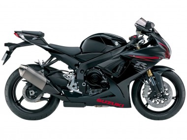 Carenados Moto Suzuki GSXR 600/750 2011-2024 - Negro Mate Rojo Fabricantes