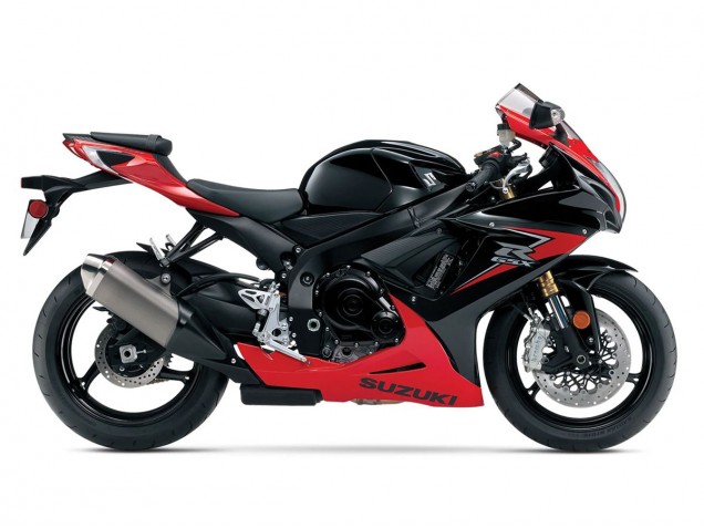 Carenados Moto Suzuki GSXR 600/750 2011-2024 - Rojo Negro Brillante Fabricantes