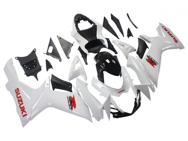 Carenados Moto Suzuki GSXR 600/750 2011-2024 - Blanco Negro Brillante Rojo Calcomanía Fabricantes