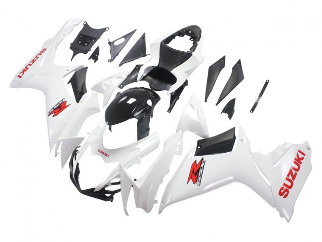 Carenados Moto Suzuki GSXR 600/750 2011-2024 - Blanco Negro Brillante Rojo Calcomanía Fabricantes