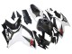 Carenados Moto Suzuki GSXR 600/750 2006-2007 - Negro Blanco FibraCarbono Estilo Fabricantes