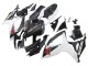 Carenados Moto Suzuki GSXR 600/750 2006-2007 - Negro Blanco FibraCarbono Estilo Fabricantes