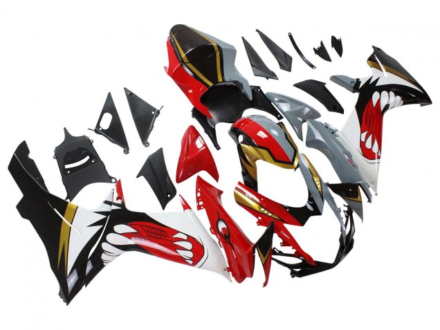 Carenados Moto Suzuki GSXR 600/750 2011-2024 - Rojo Oro Gris Negro Blanco Tiburón Fabricantes