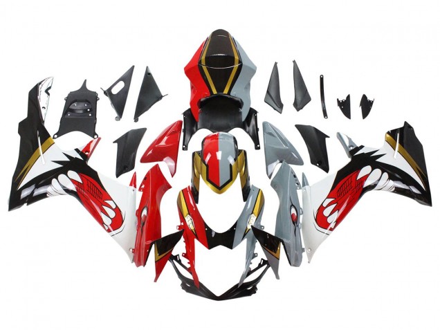 Carenados Moto Suzuki GSXR 600/750 2011-2024 - Rojo Oro Gris Negro Blanco Tiburón Fabricantes