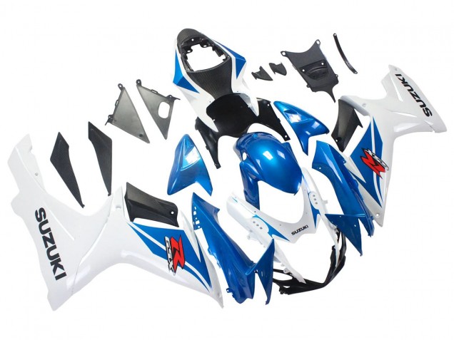 Carenados Moto Suzuki GSXR 600/750 2011-2024 - Azul Blanco Fabricantes