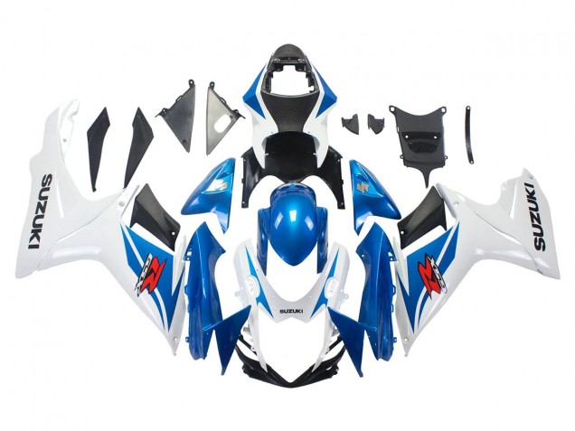 Carenados Moto Suzuki GSXR 600/750 2011-2024 - Azul Blanco Fabricantes