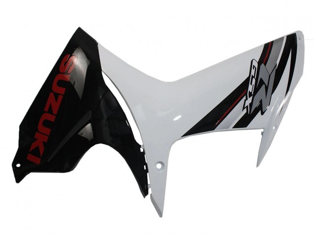Carenados Moto Suzuki GSXR 600/750 2011-2024 - Blanco Negro Brillante Fabricantes