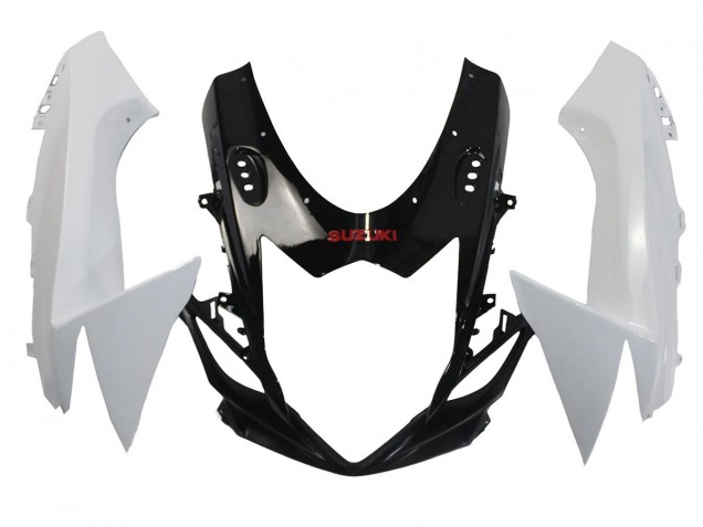 Carenados Moto Suzuki GSXR 600/750 2011-2024 - Blanco Negro Brillante Fabricantes