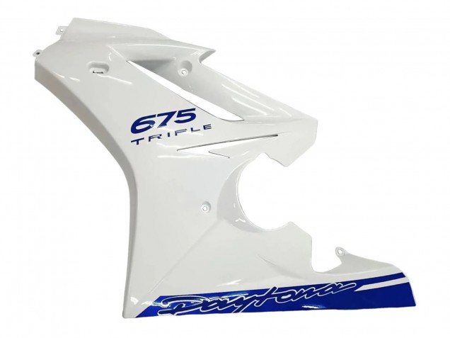 Carenados Moto Triumph Daytona 675 2006-2008 - Blanco Azul Fabricantes
