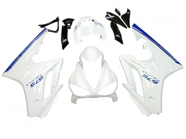 Carenados Moto Triumph Daytona 675 2006-2008 - Blanco Azul Fabricantes