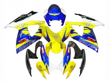 Carenados Moto Suzuki GSXR 600/750 2006-2007 - Blanco Azul Amarillo Corona Alstare Fabricantes