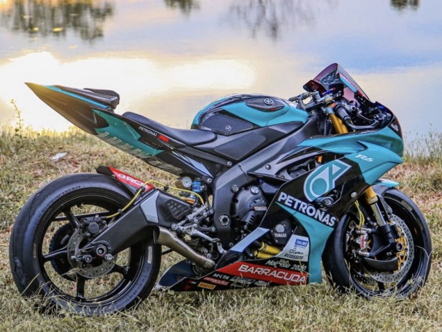 Carenados Moto Yamaha YZF R6 2008-2016 - Verde Claro Blanco Negro Petronas Fabricantes
