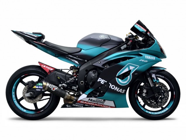 Carenados Moto Yamaha YZF R6 2008-2016 - Verde Claro Blanco Negro Petronas Fabricantes