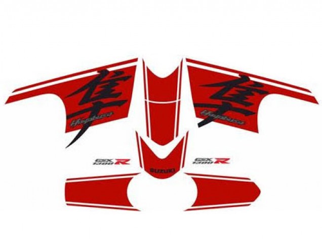 Carenado Moto Suzuki GSXR 1300 Hayabusa 2008-2020 - Negro Brillante Rojo Fabricantes