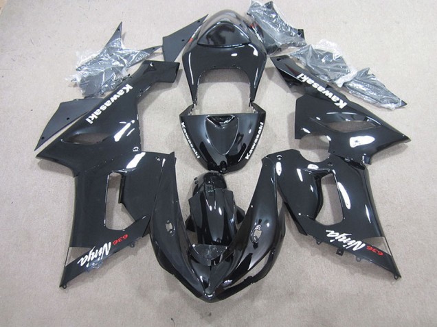 Plástica ZX6R 05-06 - Negro Ninja 636 Plástica ZX6R 05-06 - Negro Ninja 636