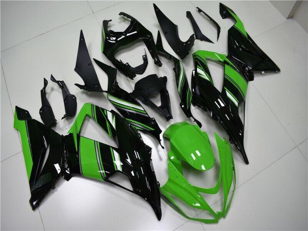 Plástica ZX6R 13-18 - Verde Negro Plástica ZX6R 13-18 - Verde Negro