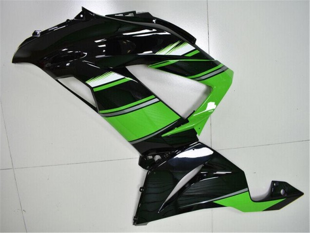 Plástica ZX6R 13-18 - Verde Negro Plástica ZX6R 13-18 - Verde Negro