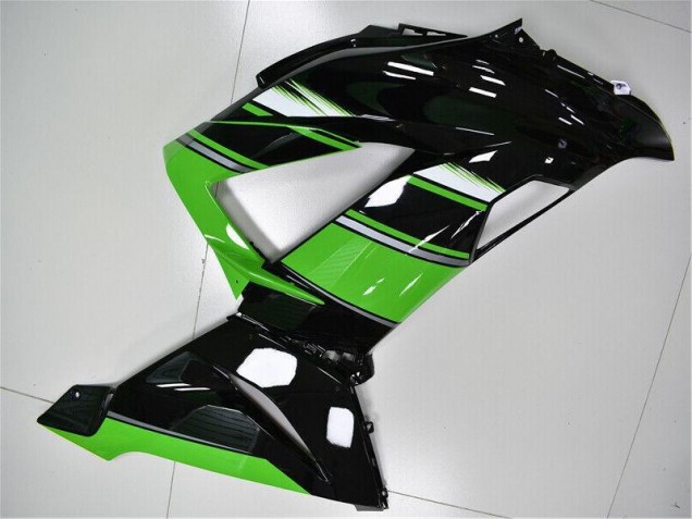 Plástica ZX6R 13-18 - Verde Negro Plástica ZX6R 13-18 - Verde Negro