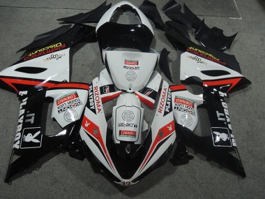 Plástico ZX6R 05-06 - Blanco Negro Rizoma Playboy